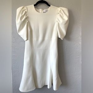 Likely Alia Dress, White Puff Sleeve Mini Dress Size 2